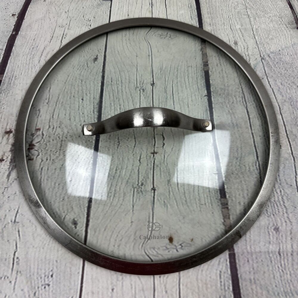 Calphalon Glass Stainless Steel Replacement Lid‎ Only 11.5 OD 10 3/4 ID